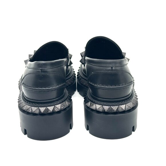 Christian Louboutin ST ROCH PYRACLOU FLAT Lug Spikes Loafers Moccasin Shoe - Picture 11 of 14